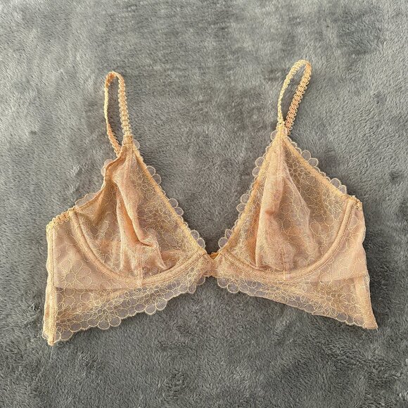 Intimately Free People Lucia Underwire Bra Women's 34D Lace - Picture 1 of 4